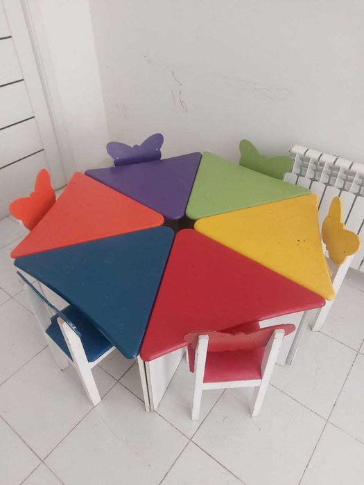 O'quv markaz va ofislar uchun parta/stol + stullar