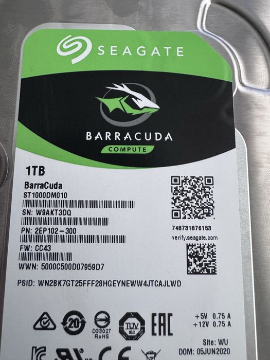 Жесткие диски Seagate 1tb 3.5