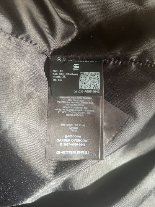 G-STAR RAW  garber overcoat