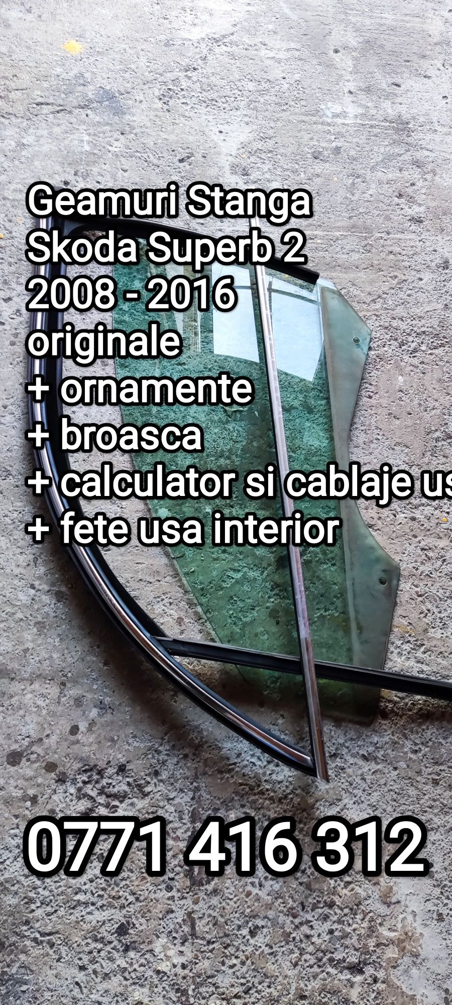 Bara fata spate Grila Skoda Superb 2 Superb II caroserie piese noi dez