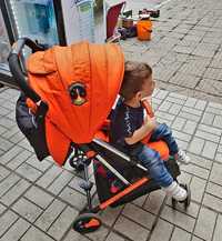 Детска  количка   ,комбинирана .Оранжева .. Cosatto - Woosh  и човалче