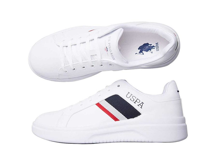 %ПРОМО% U.S. POLO® № 44 – Мъжки спортно елегантни кожени обувки нови