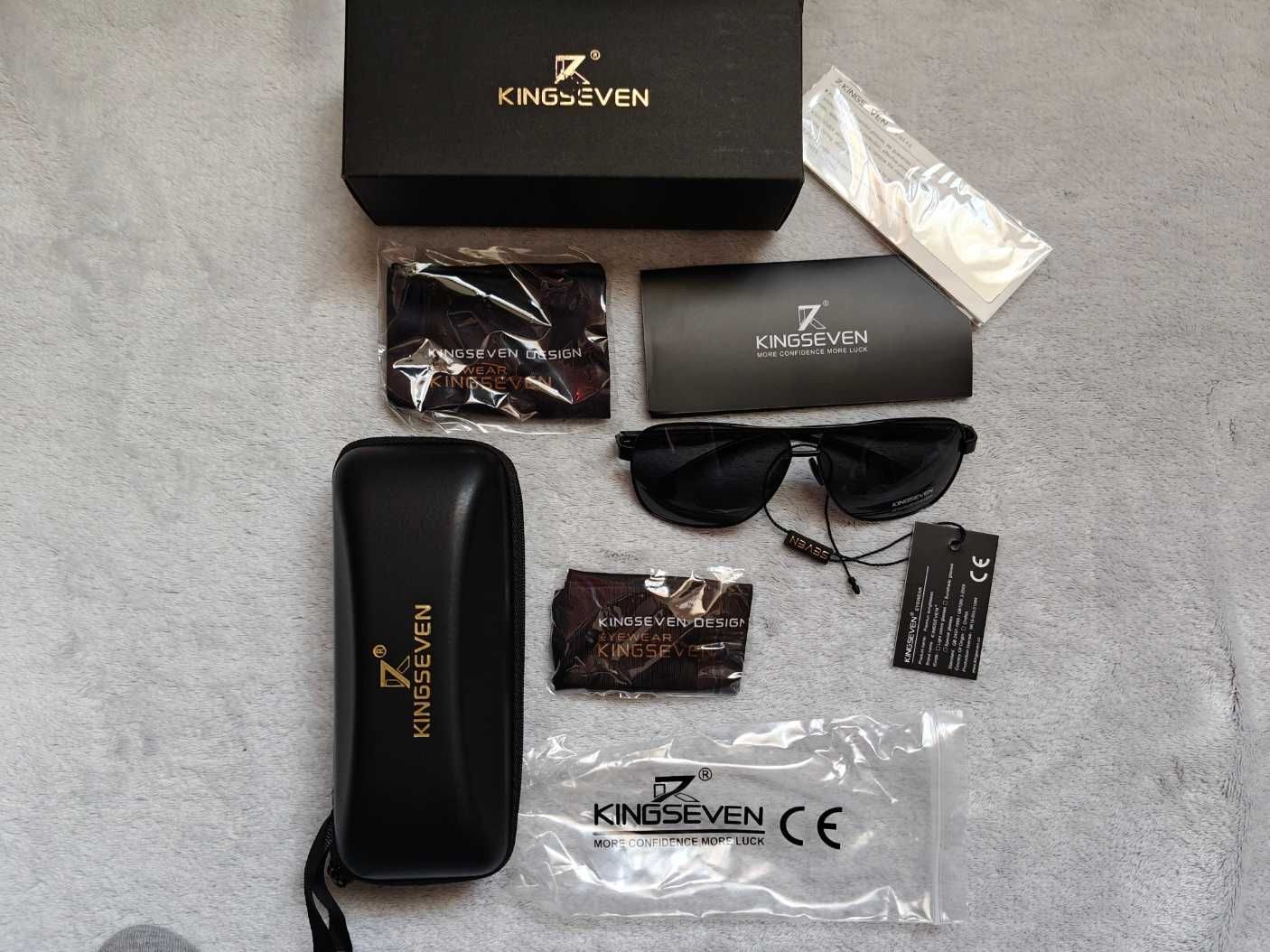 Ochelari soare Kingseven N7188 polarizati UV400 rama metalica