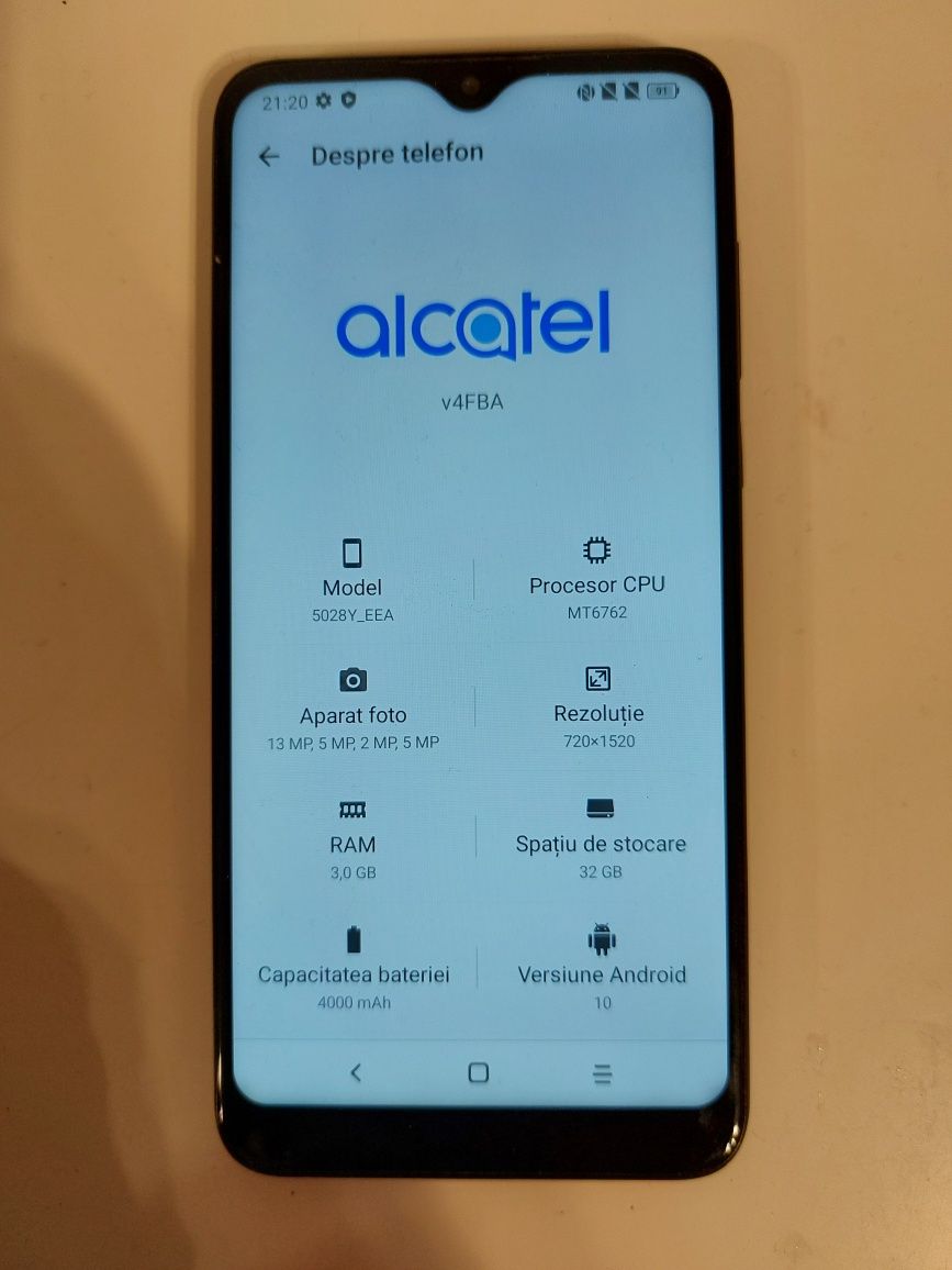 Vand Telefon Alcatel 1S 2020