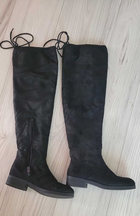 Cizme negre primavara vara