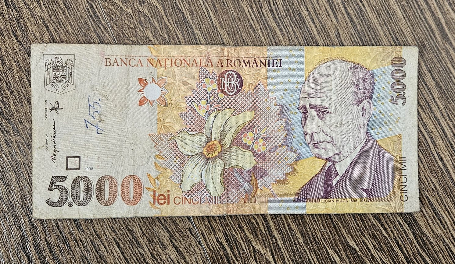 Vând bancnota 5000 lei