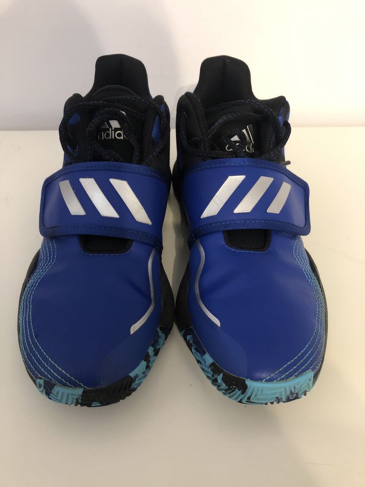 Pantofi/adidasi ADIDAS negru cu albastru de sport