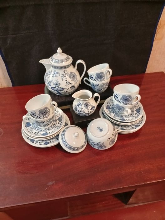 Фарфор посуда Чайный сервиз на 6 персон