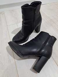 Botine Leather Ankle Boots