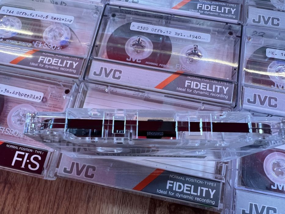 Casete JVC FI-S, JVC FI-S0 si BASF Ferro Extra I 90