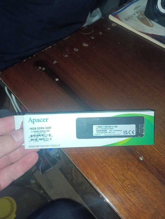 Оперативная память(ОЗУ) 16gb ddr4