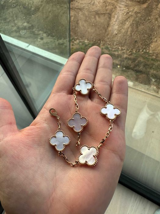 Bratara Van Cleef Gold Rose unisex