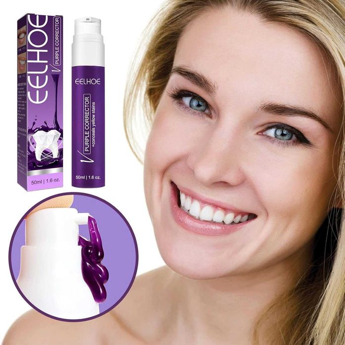 Избелваща паста за зъби, Паста за избелване на зъби Purple Corrector