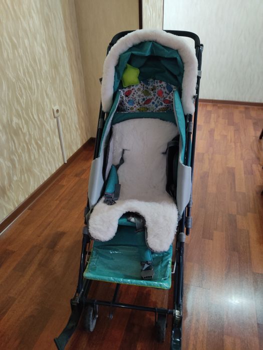 Санки детские на колесиках