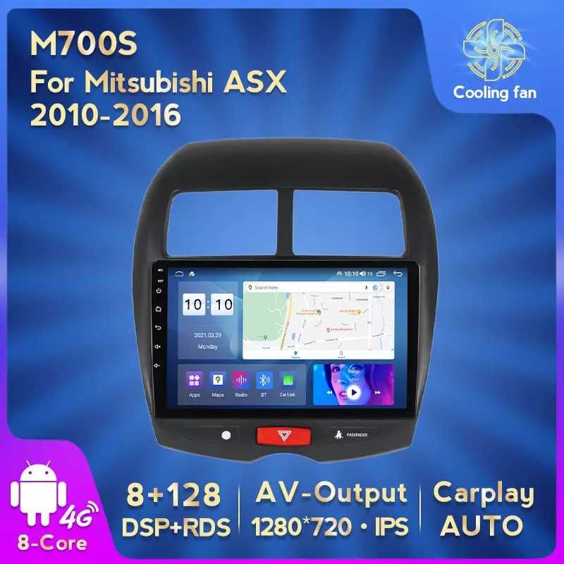 Navigatie Android 13 Mitsubishi ASX 2010 - 2020 1/8 GbCarPlay CAMERA