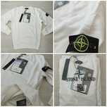 Мъжка нова детска блуза Stone Island c.p company бял памук