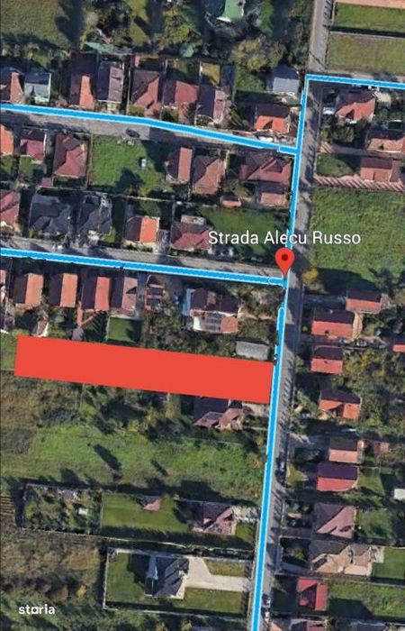 Teren intravilan in Satu Mare strada Alecu Russo, 25 de Arii, 15 ml de