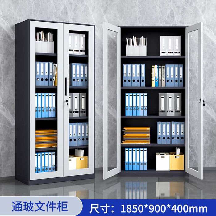 Hujjatlar uchun o‘g‘rilikka chidamli qulfi bor metall ofis shkafi