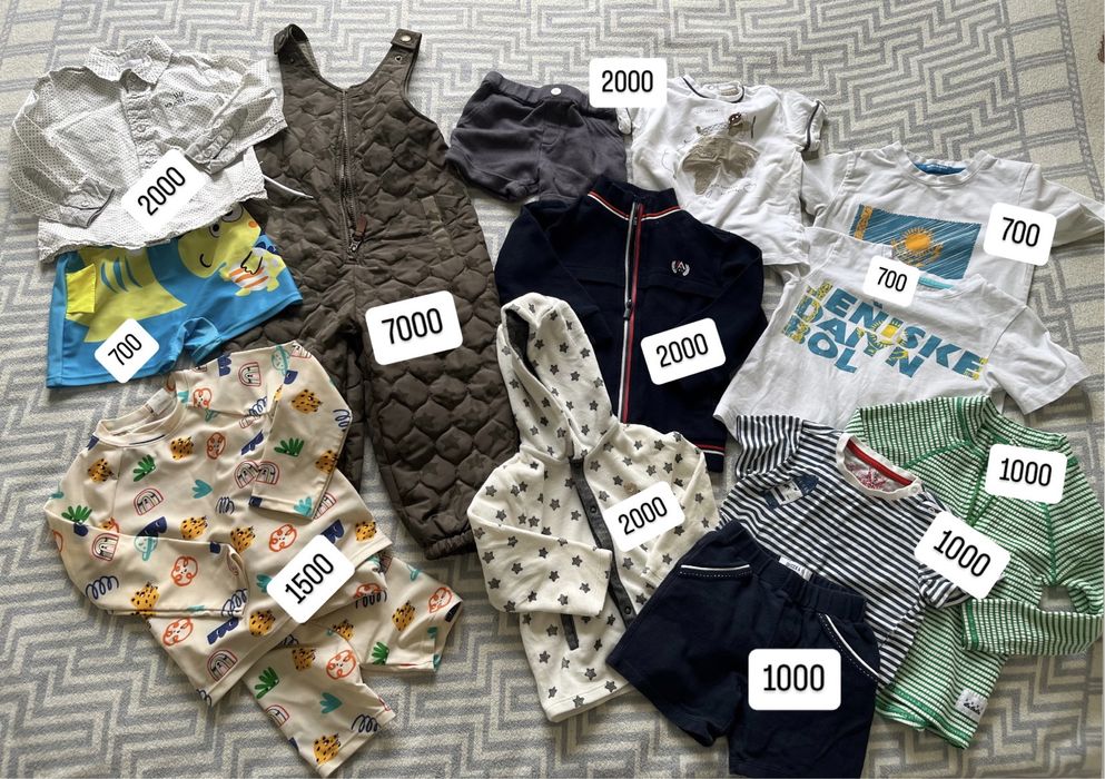 Детская одежда на 1,5-2 гола adidas, mayoral, chicco, hm