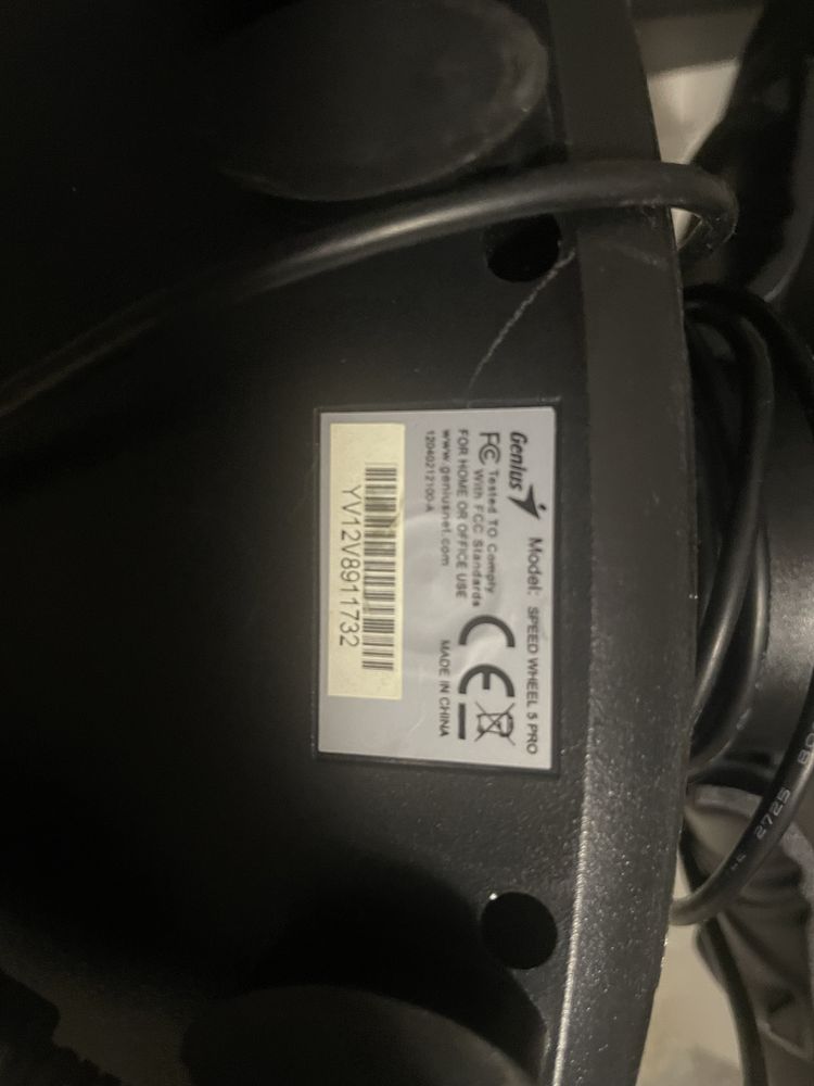 продам 2 руля genius model:speed wheel 5pro, logitech formula force