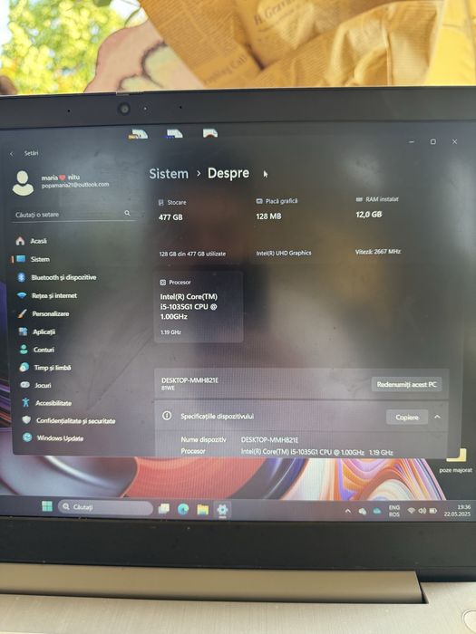 Vand Laptop Lenovo IdeaPad 3