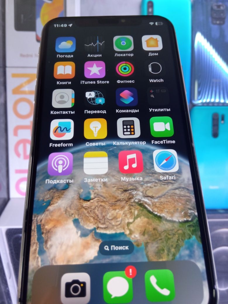 iPhone x xolati ideal 97 yomkist 256 xotira radniy hamma yeri