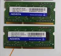 Memorie RAM pentru laptop  2GB DDr3 1600Mhz SODIMM