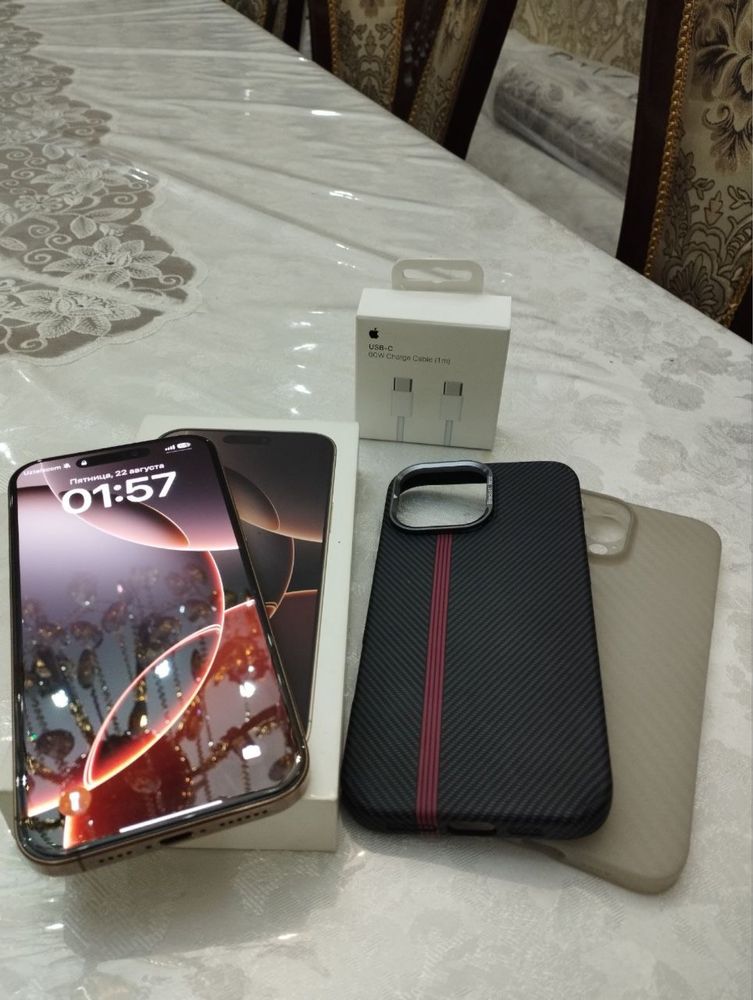 Iphone 16 promax desert 256 tali