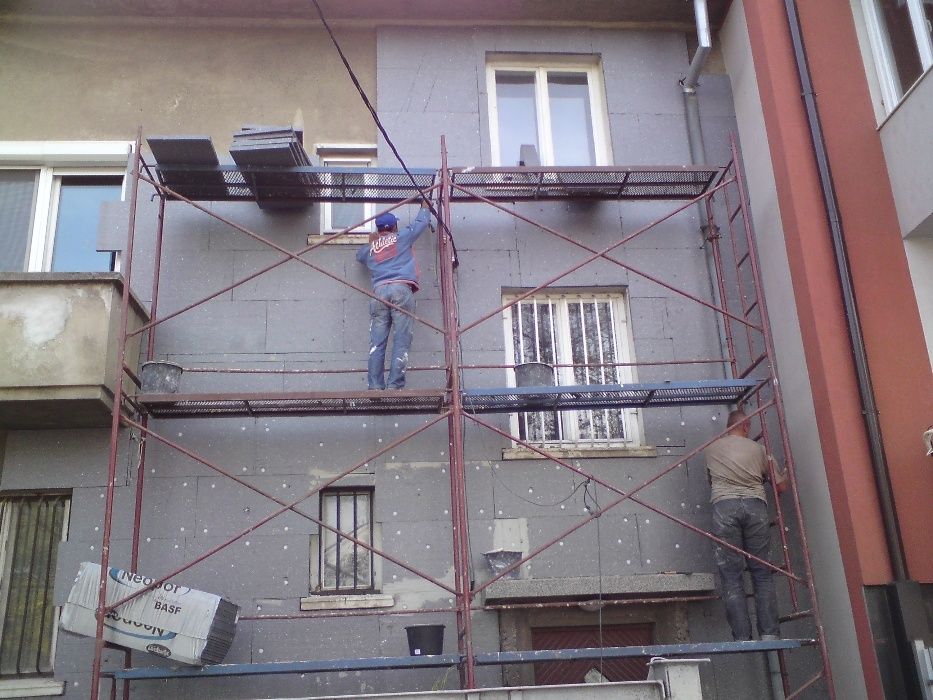 Външна топлоизолация с алпинисти. Изолация на жилище и апартаменти