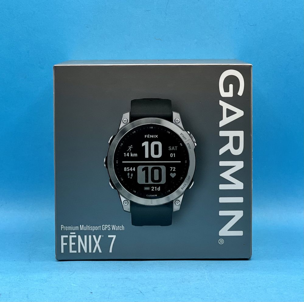 НОВ!!! Часовник GARMIN FENIX 7 Silver/Graphite