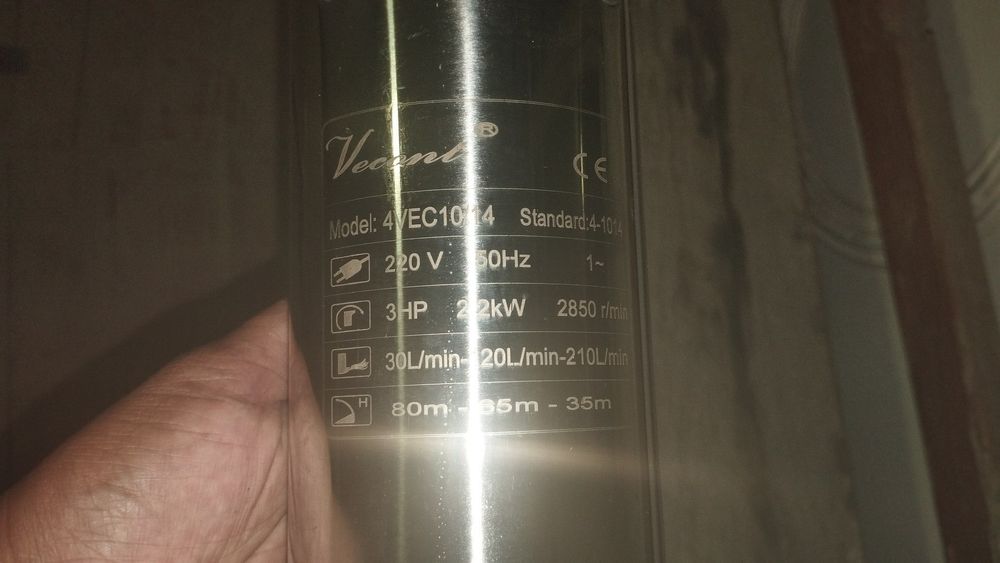 Suv nasoslar ishlatilmagan yangi