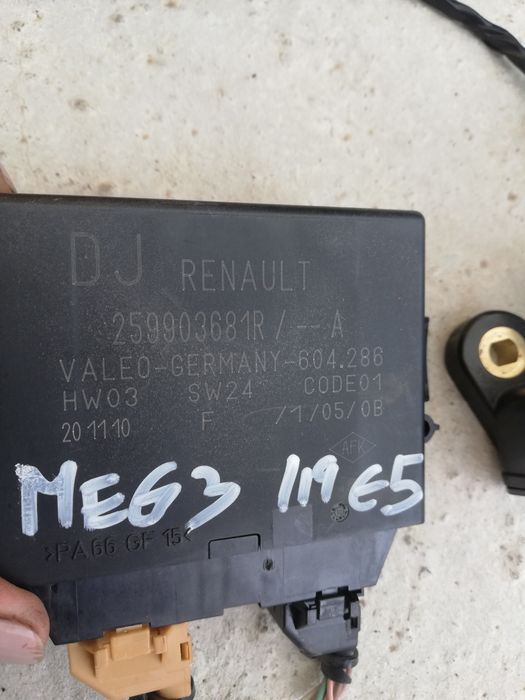 Calculator airbag, modul senzori parcare, esp renault megane 3 1,9 dci