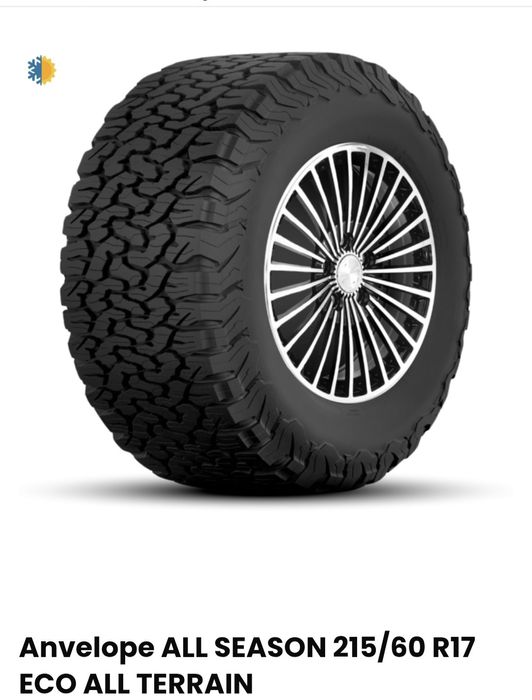 Vând cauciucuri 215 60 r17 all season, all terrain