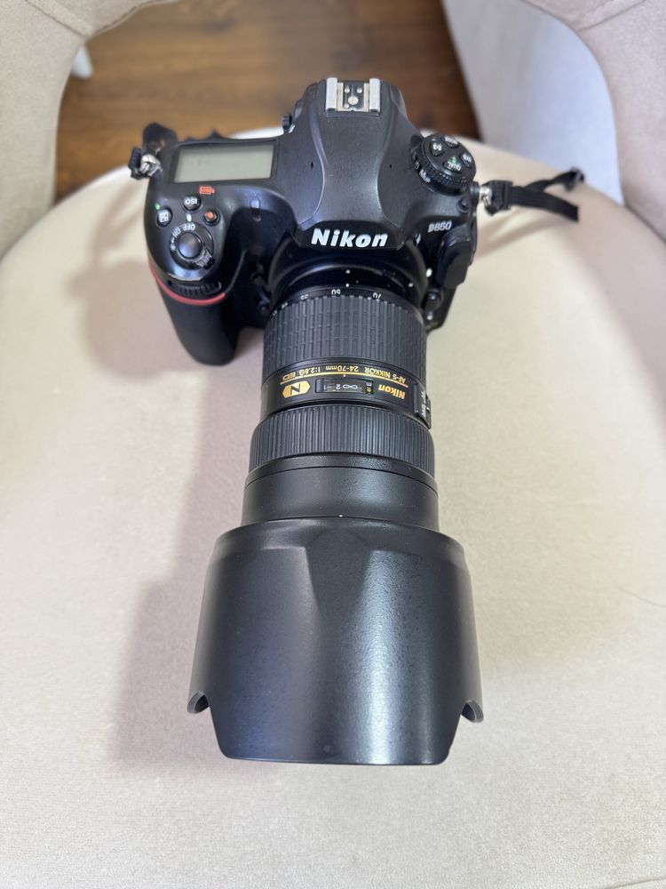 Продается  Nikon D850 с обьективом AF-s Nikkor 24-70 2.8 ED