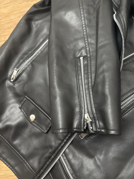 куртка экокожа оверсайз