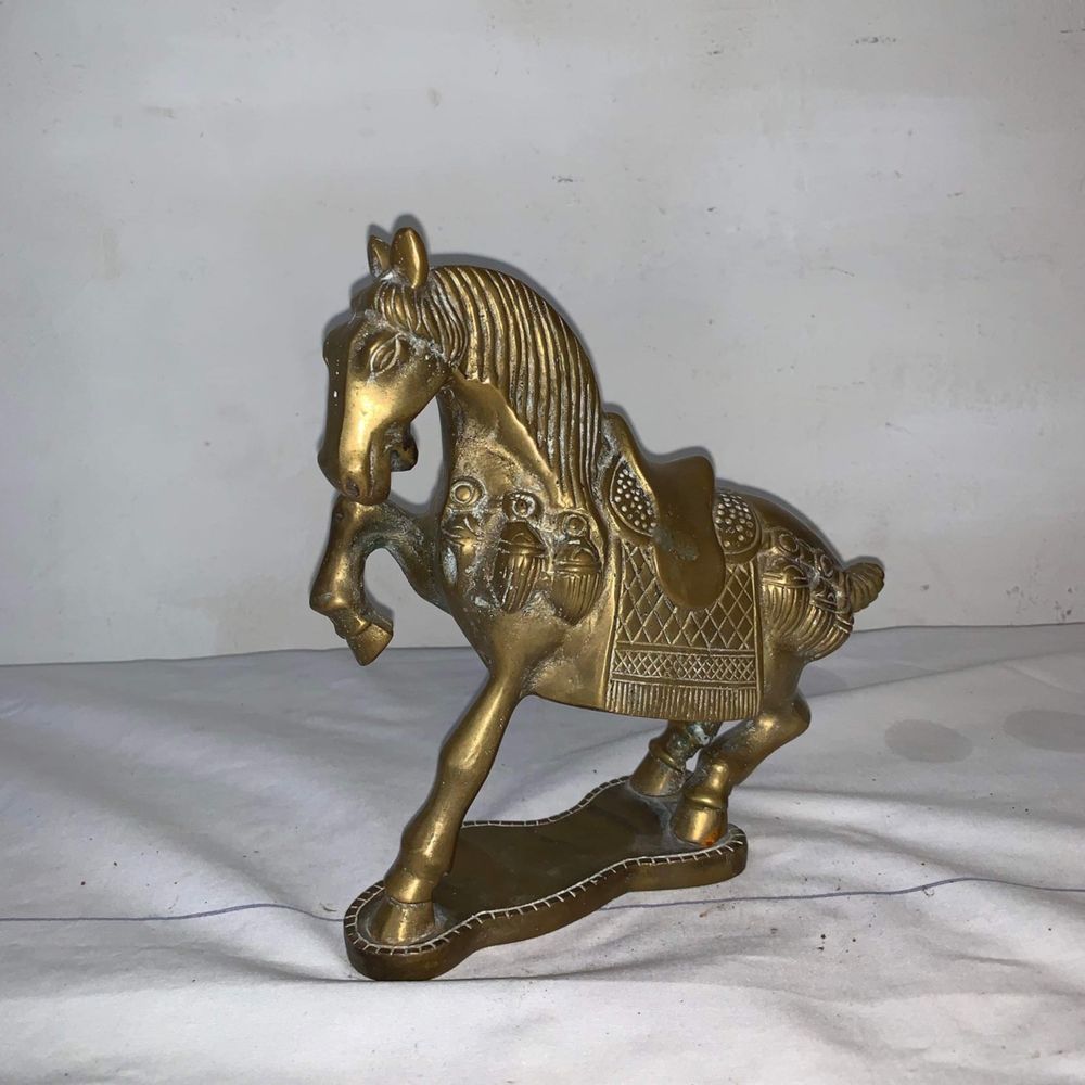 Statuie cal din bronz masiv