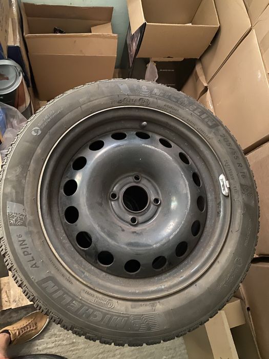 Jante tabla cu anvelope de iarna Citroen/Peugeot