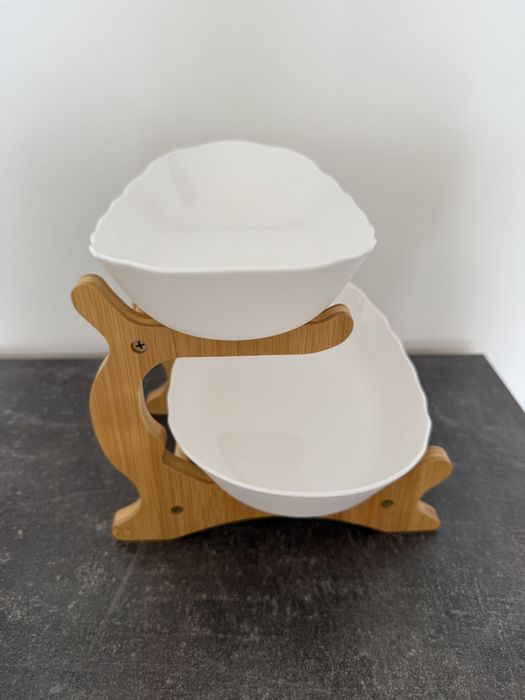 Bol pentru fructe cu 2 etaje