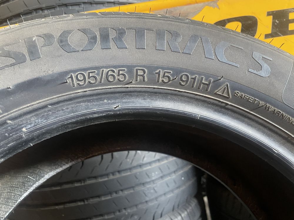 2бр. гуми Vredestein Sportrac 195/65/15, като нови, DOT 4813