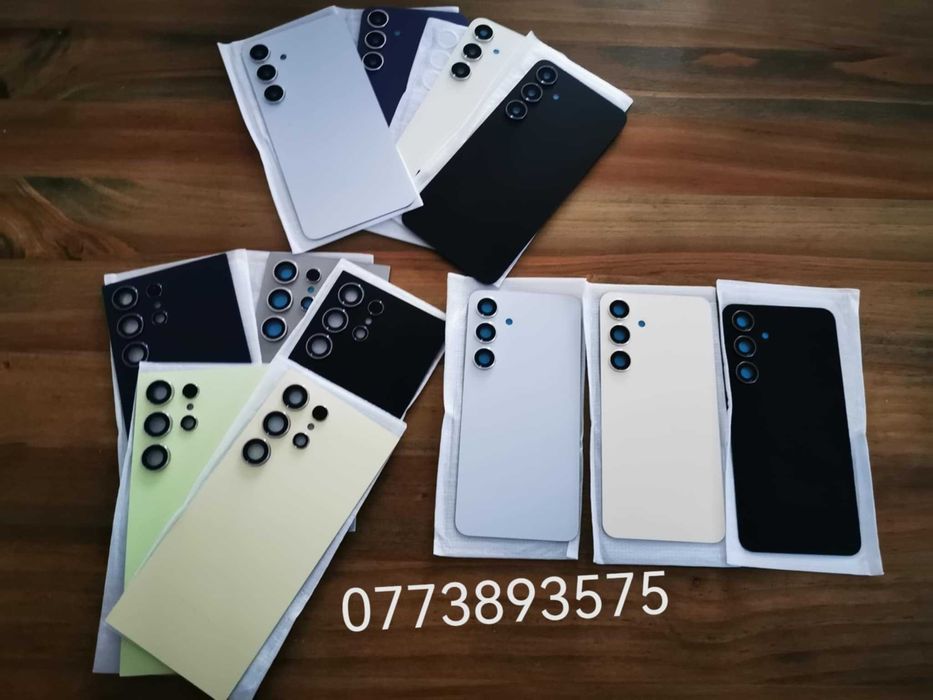 Capac Samsung S24 / PLUS / ULTRA spate + adeziv geam lentila camere