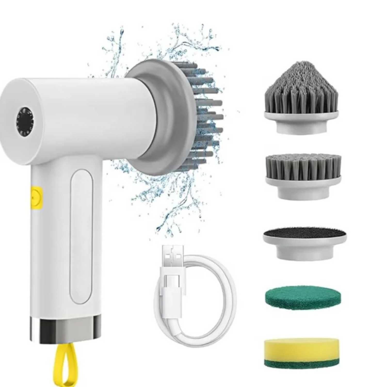 Perie Electrica Rotativa pentru Curatare Bucatarie, set 5 piese