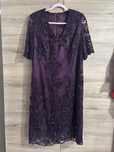 Rochie de ocazie mov, realizata pe comanda
