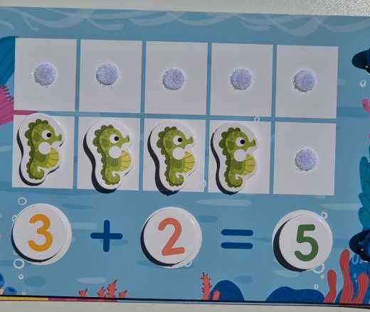 4 в 1 Оцветяване, Пъзел, Учене и Игра - комплект за игра и учене