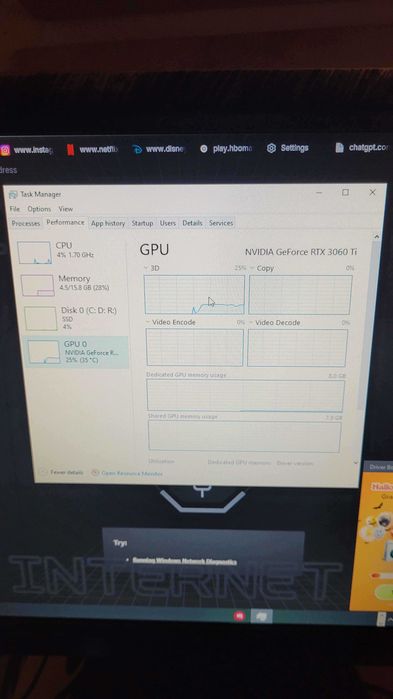 PC RTX3060TI, i5 11400, 1TB, 16GB, Gaming