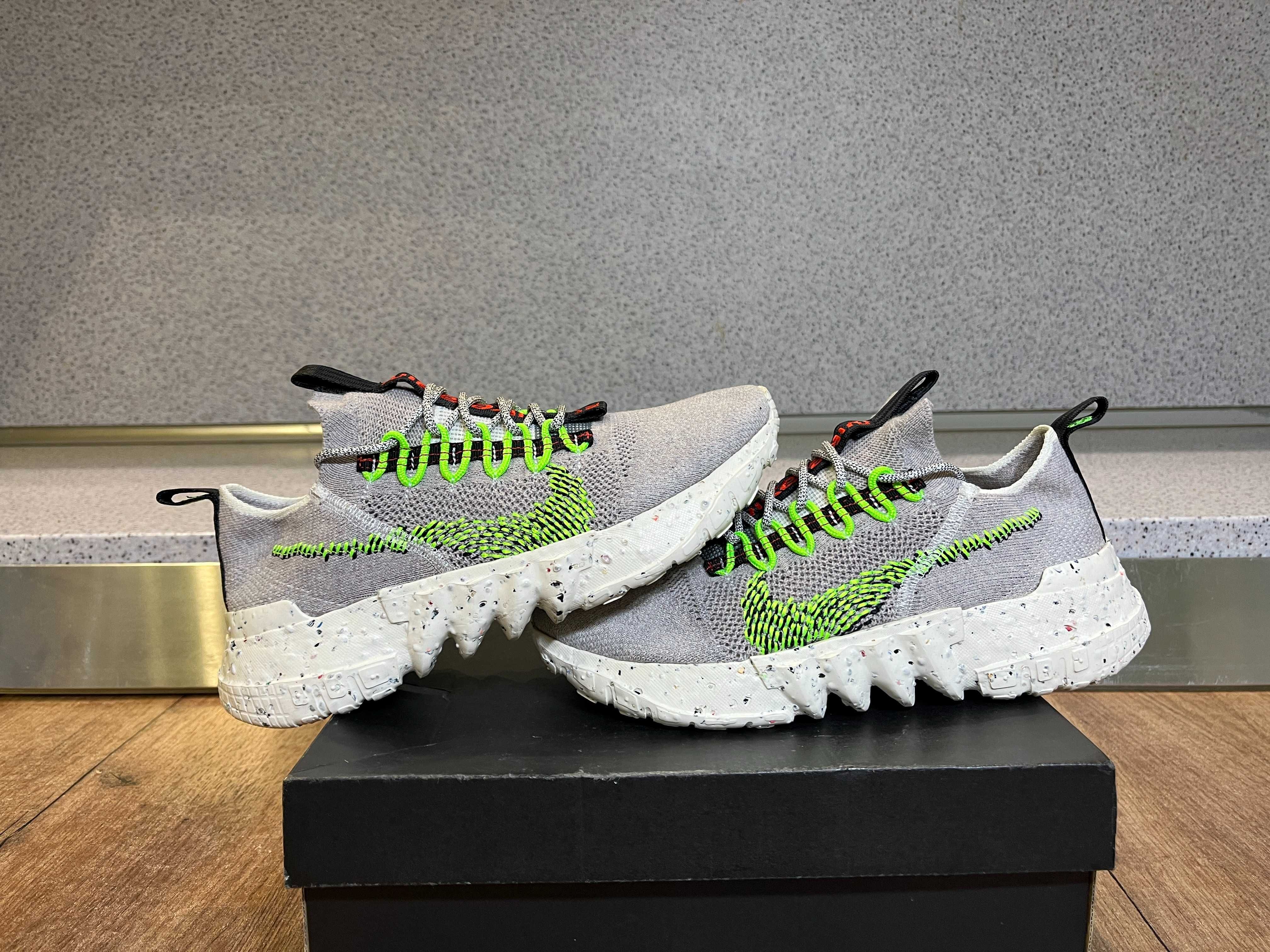ОРИГИНАЛНИ *** Nike Space Hippie 01 "Vast Grey/Electric Green/Black"