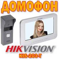 Видео ДОМОФОН Hikvision  KIS 203 Silver