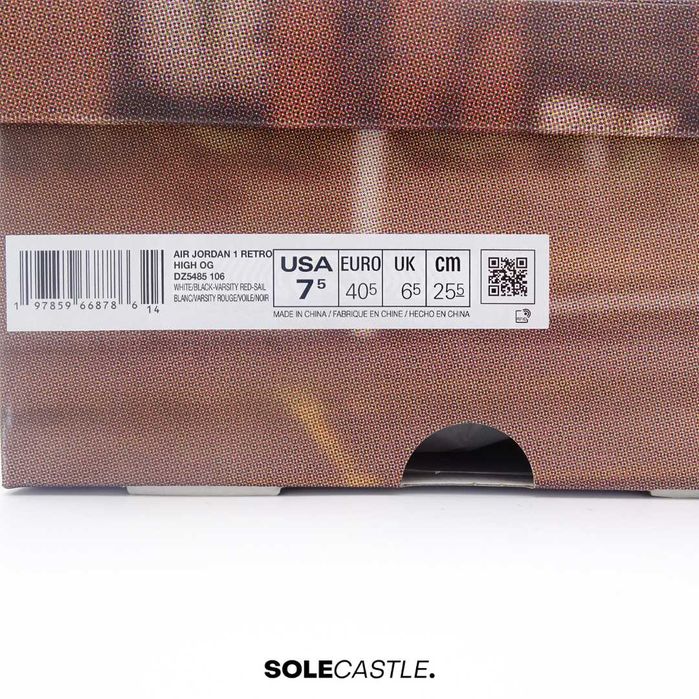 Nike Air Jordan 1 Retro High OG 'Black Toe Reimagined'