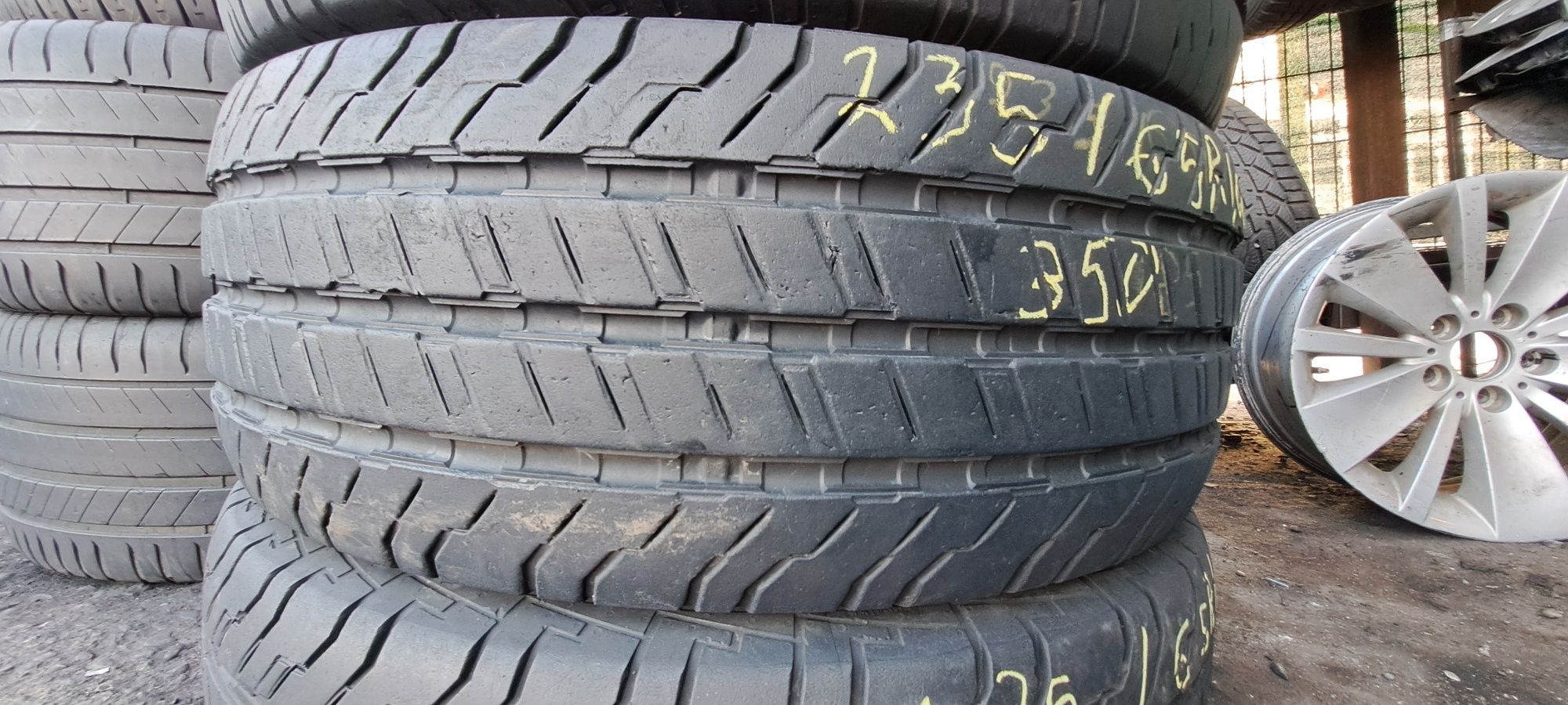 4 anvelope vara 235/65r16C Continental dot 2021/2019 Montaj Gratuit