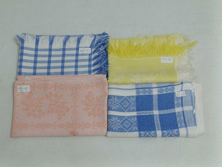 Льняные скатерти, б.у.