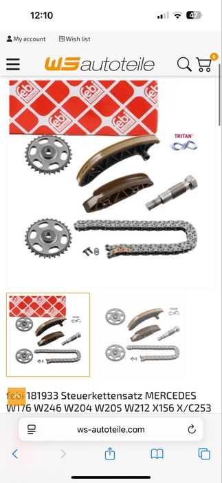 Mercedes-Benz Kit complet distribuție Febi-Bilstein COD 181933
